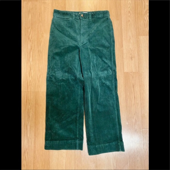 NWOT Madewell Slim Emmett Wide Leg Corduroy Pants - Picture 5 of 7